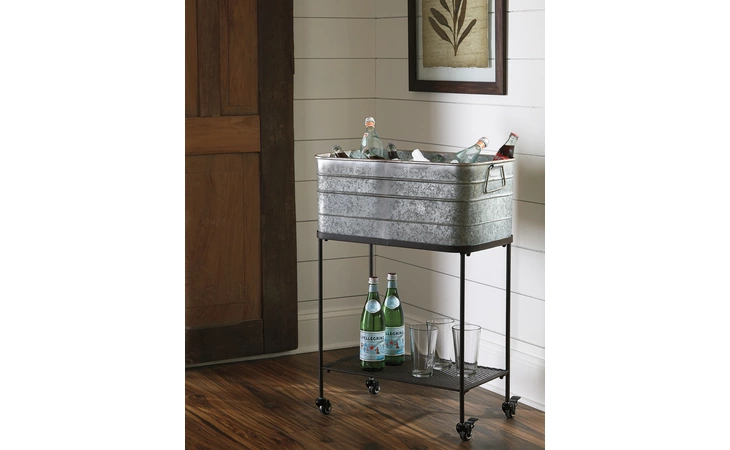 Vossman BEVERAGE TUB ASHLEY Antique Gray/Brown A4000084