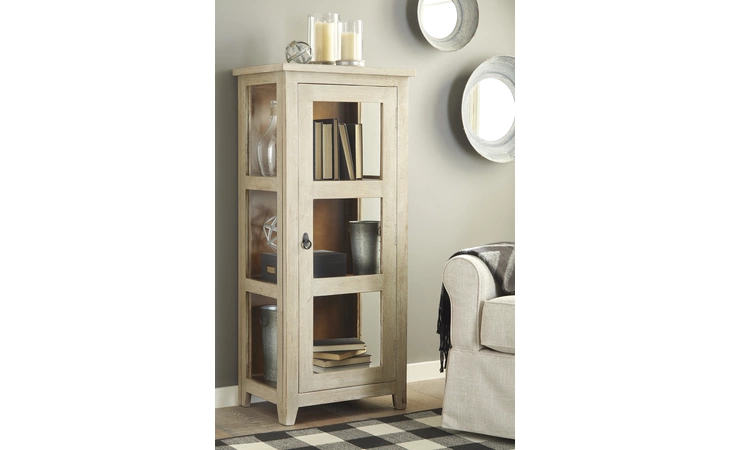 A4000085 Kayton - Antique Gray ACCENT CABINET KAYTON