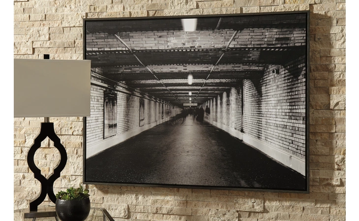 Param WALL ART ASHLEY Black/White A8000257