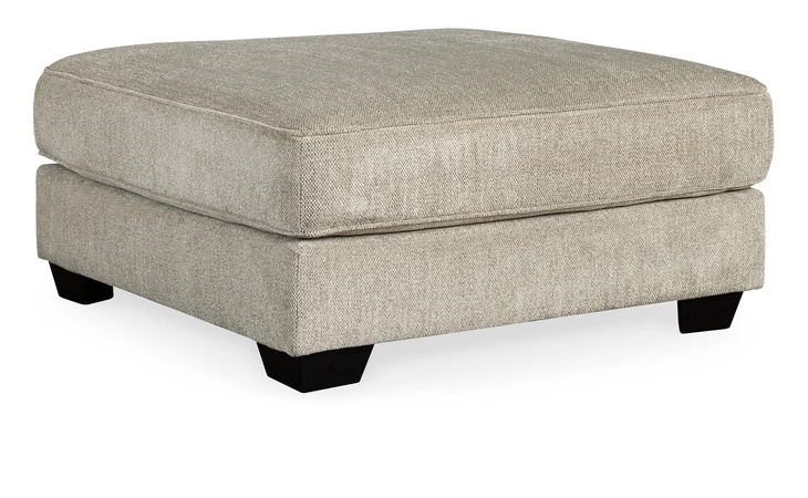 Ardsley OVERSIZED ACCENT OTTOMAN ASHLEY Pewter 3950408