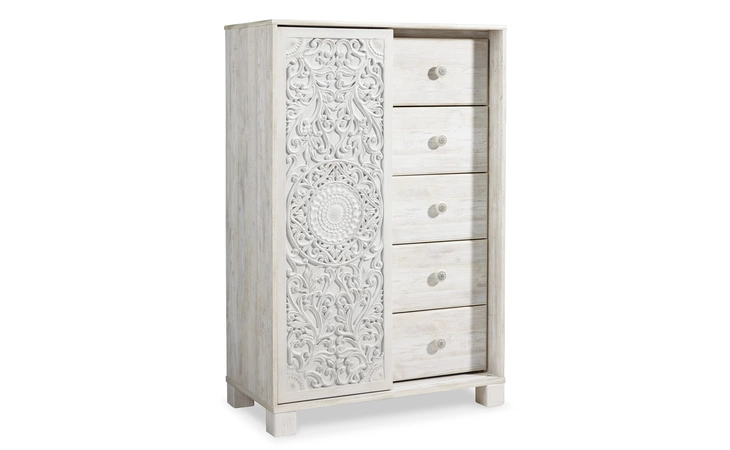 Paxberry DRESSING CHEST ASHLEY Whitewash B181-48