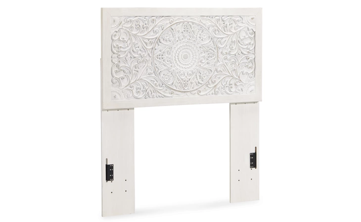 Paxberry TWIN PANEL HEADBOARD ASHLEY Whitewash B181-53