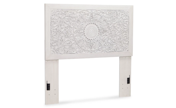 Paxberry FULL PANEL HEADBOARD ASHLEY Whitewash B181-87