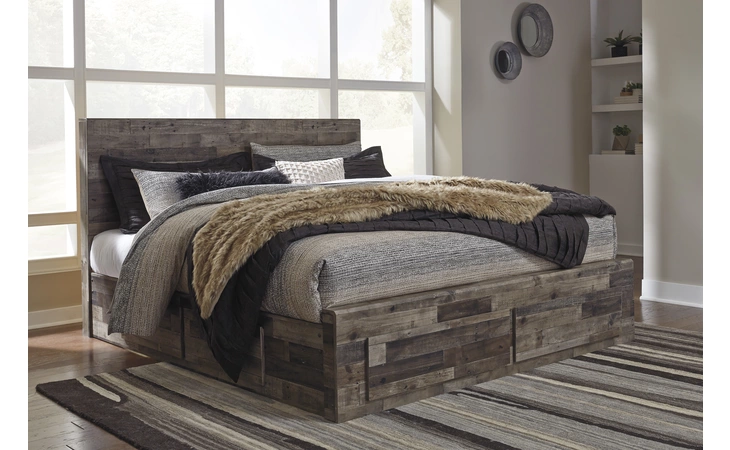 Derekson QUEEN/KING UNDER BED STORAGE ASHLEY Multi Gray B200-60