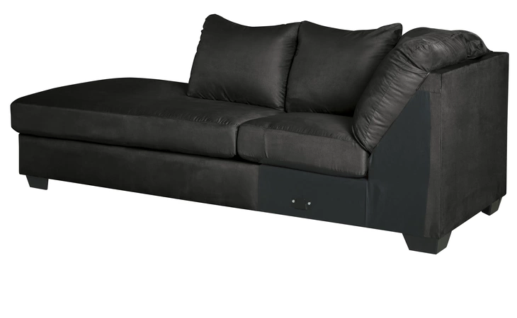 Darcy LAF CORNER CHAISE ASHLEY Black 7500816