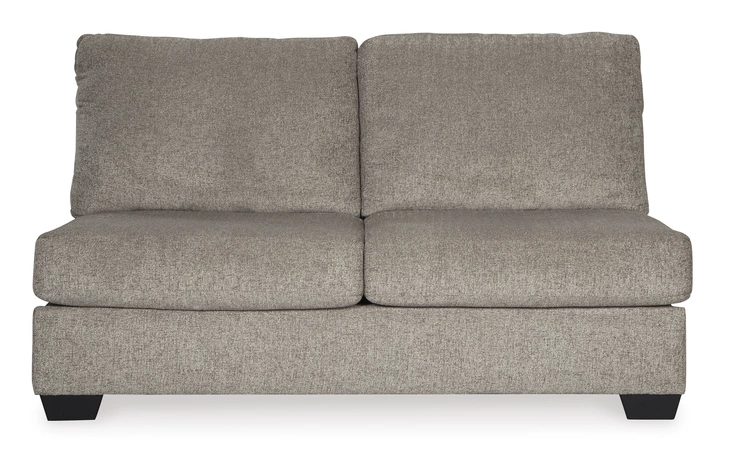 Ballinasloe ARMLESS LOVESEAT ASHLEY Platinum 8070234