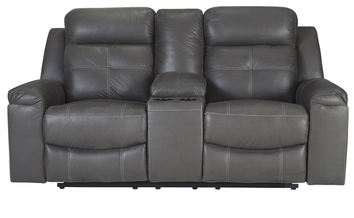 Jesolo DBL REC LOVESEAT W/CONSOLE ASHLEY Dark Gray 8670594