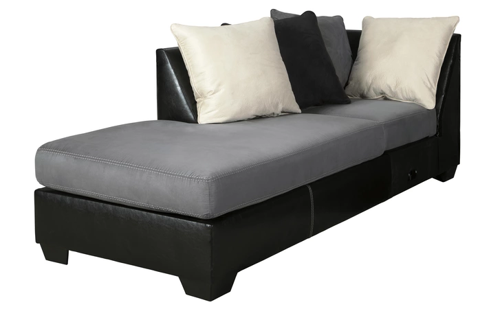 Jacurso LAF CORNER CHAISE ASHLEY Charcoal 9980416
