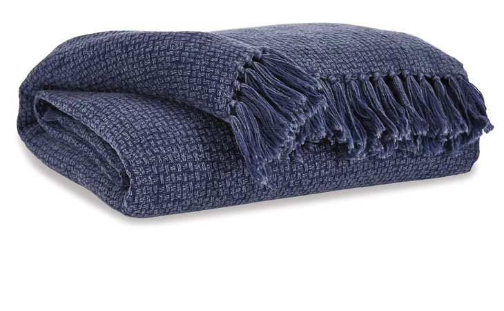 Yasmin THROW (3/CS) ASHLEY Navy A1000740