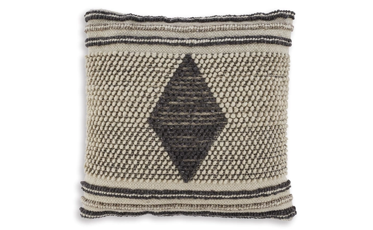 Ricker PILLOW (4/CS) ASHLEY Gray/Cream A1000804