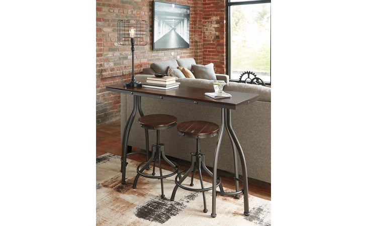 Odium RECT DRM COUNTER TBL SET(3/CN) ASHLEY Brown D284-113