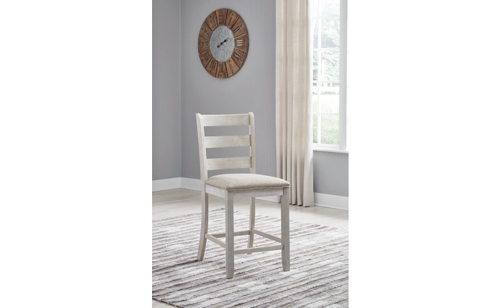 Skempton UPHOLSTERED BARSTOOL (2/CN) ASHLEY Two-tone D394-124