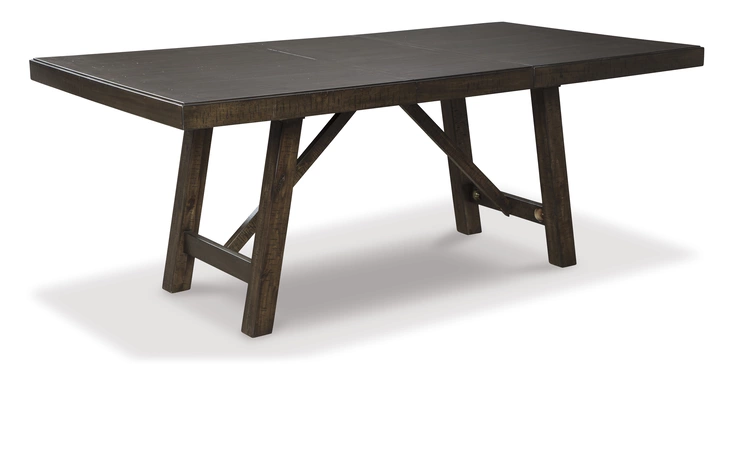 RECT DINING ROOM EXT TABLE ASHLEY Rokane Brown D397-35
