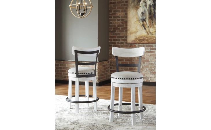 Valebeck UPH SWIVEL BARSTOOL (1/CN) ASHLEY Multi D546-524