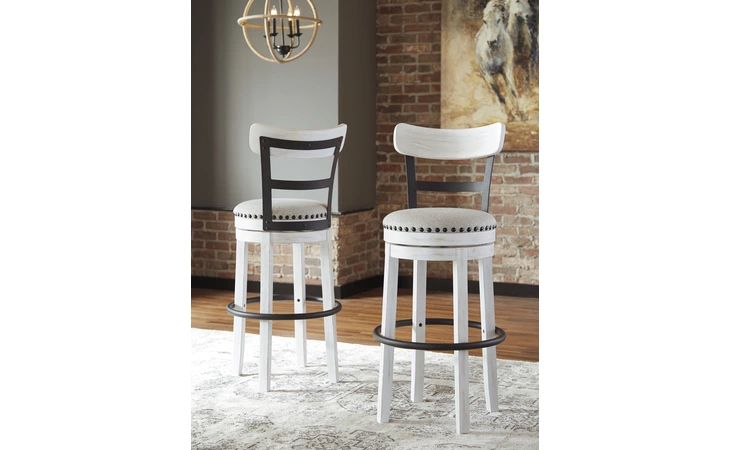 D546-530 Valebeck TALL UPH SWIVEL BARSTOOL(1/CN)