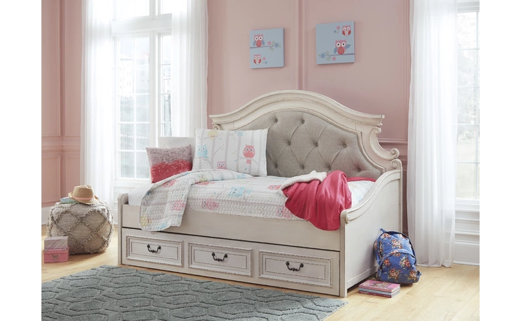 Realyn DAY BED DRAWER STORAGE ASHLEY Two-tone B743-60