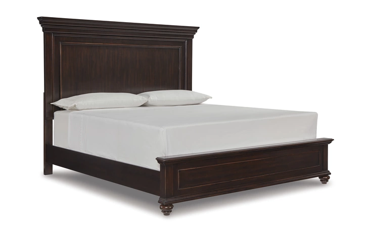 Brynhurst QUEEN PANEL HEADBOARD ASHLEY Dark Brown B788-57