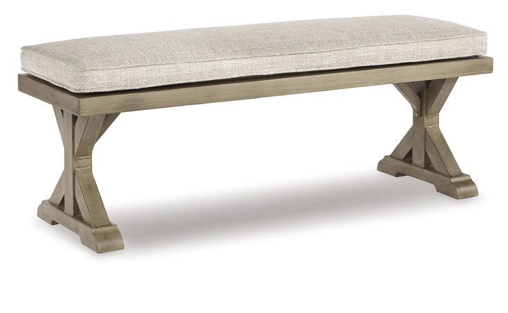 Beachcroft BENCH WITH CUSHION ASHLEY Beige P791-600
