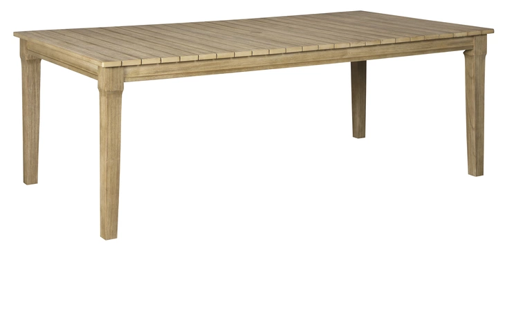 P801-625 Clare View RECT DINING TABLE W UMB OPT