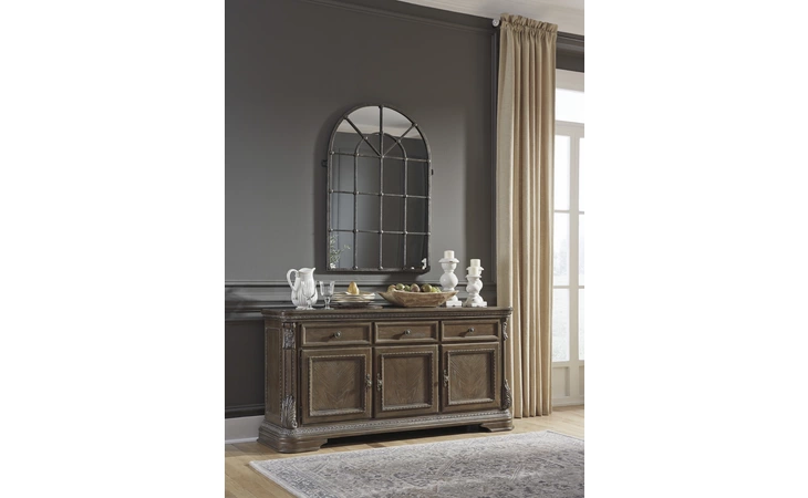 Charmond DINING ROOM BUFFET ASHLEY Brown D803-80