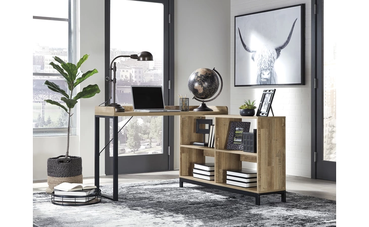 Gerdanet L-DESK ASHLEY Light Brown/Black H320-24