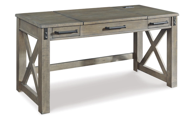 Aldwin HOME OFFICE LIFT TOP DESK ASHLEY Gray H837-54