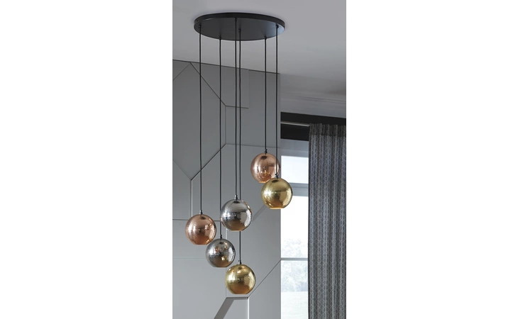 L000909 Adiana - Multi METAL PENDANT LIGHT (1/CN)