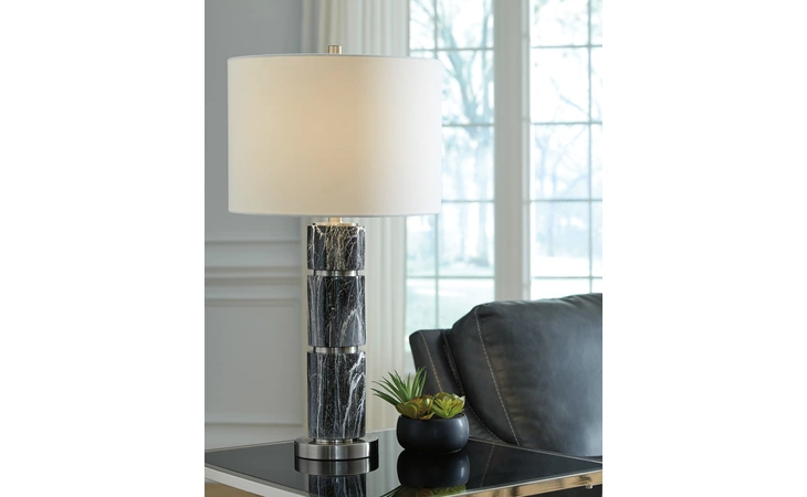 L243204 MARICELA POLY TABLE LAMP (2 CN)