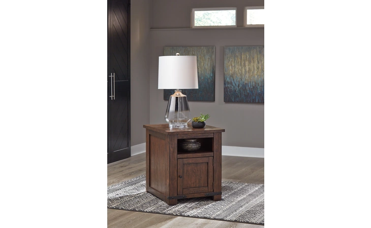 Budmore RECTANGULAR END TABLE ASHLEY Brown T372-3