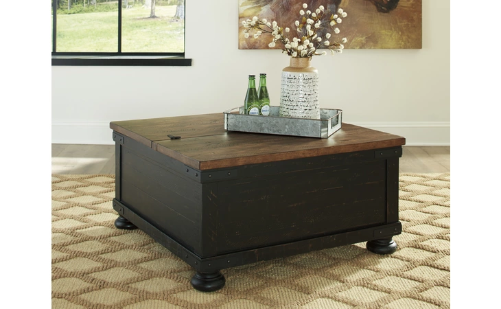 T468-00 Valebeck LIFT TOP COFFEE TABLE