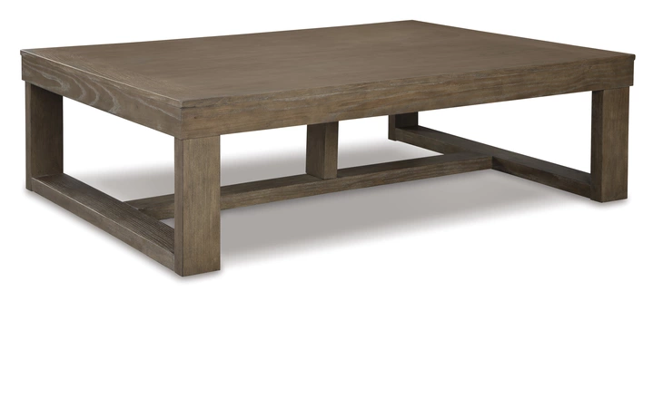 Cariton RECTANGULAR COFFEE TABLE ASHLEY Gray T471-1