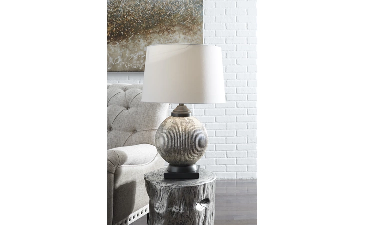 Cailan GLASS TABLE LAMP (1/CN) ASHLEY Glass Table Lamp (1/CN) L430614