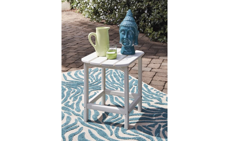 Sundown Treasure RECTANGULAR END TABLE ASHLEY White P011-703