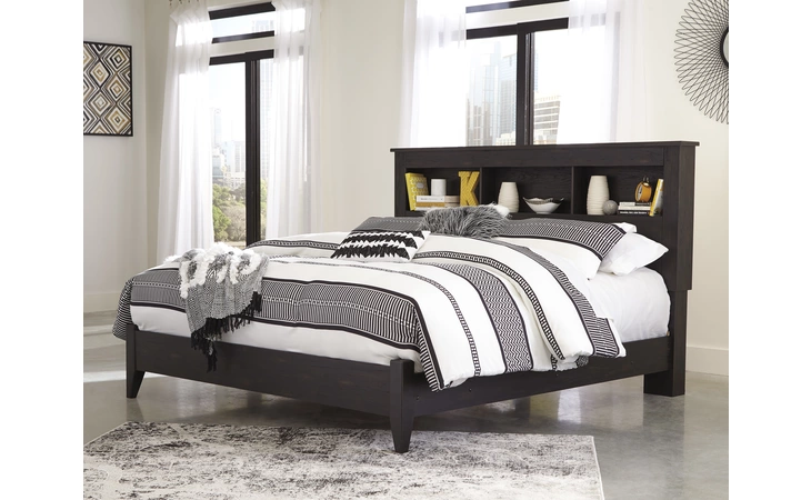 Reylow KING PANEL FOOTBOARD W/RAILS ASHLEY Dark Brown B555-56