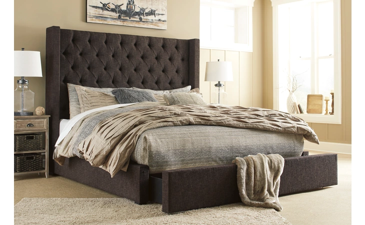 K CK UPH STORAGE FTBD R SLATS ASHLEY Norrister  B599-176S