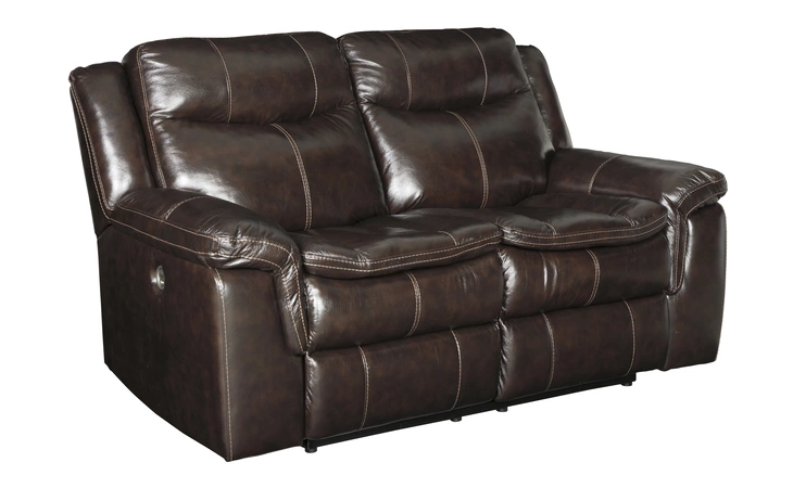 U3360174 Leather RECLINING POWER LOVESEAT