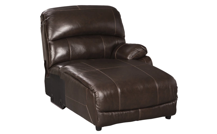 Hallstrung RAF PWR RECLINING BACK CHAISE ASHLEY Chocolate U5240297