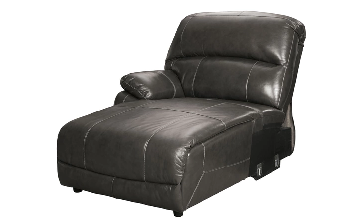 Hallstrung LAF PWR RECLINING BACK CHAISE ASHLEY Gray U5240379