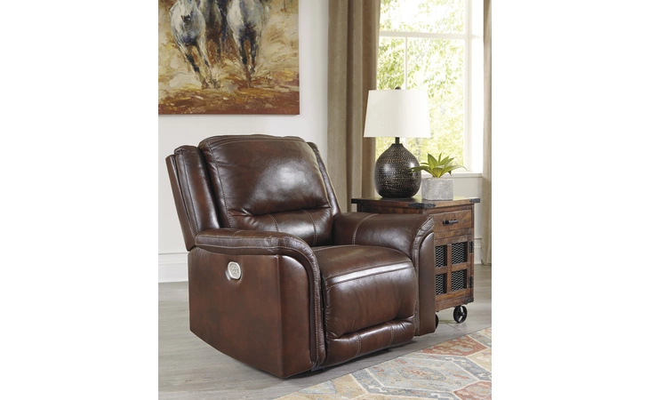 Catanzaro PWR RECLINER/ADJ HEADREST ASHLEY Mahogany U8300413