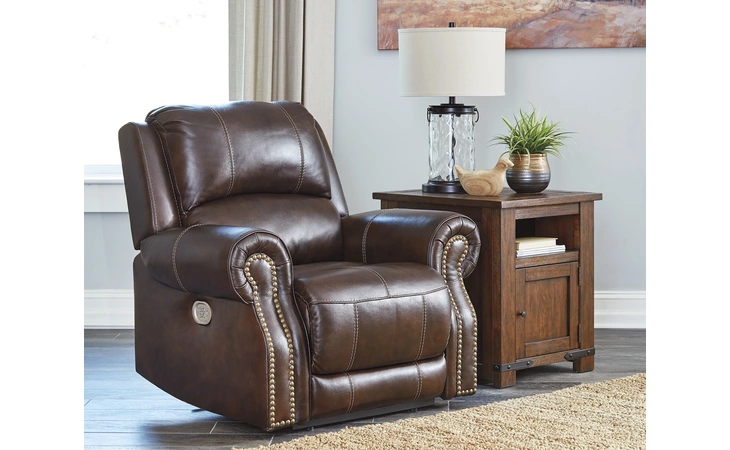 Buncrana PWR RECLINER/ADJ HEADREST ASHLEY Chocolate U8460413