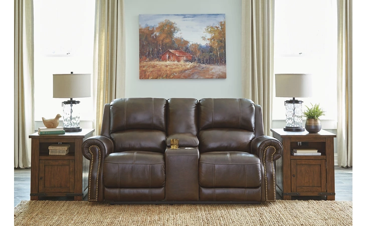Buncrana PWR REC LOVESEAT/CON/ADJ HDRST ASHLEY Chocolate U8460418