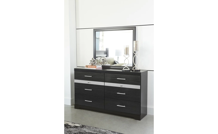 Starberry BEDROOM MIRROR ASHLEY Black B304-36