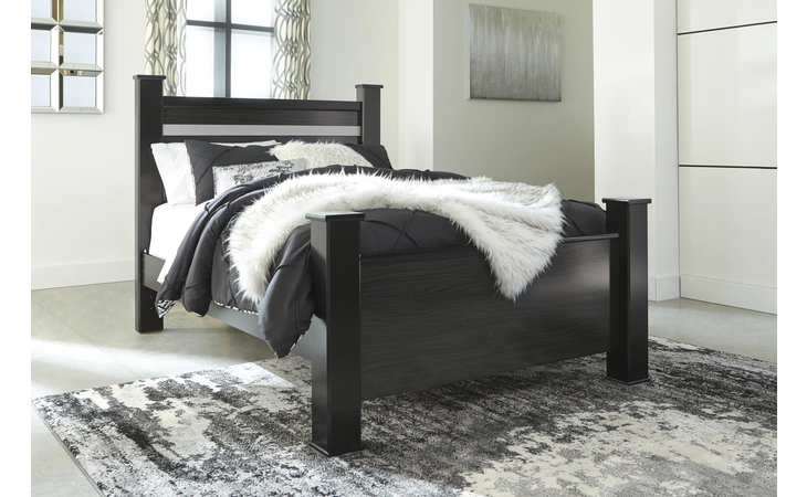 Starberry QUEEN POSTER RAILS ASHLEY Black B304-98