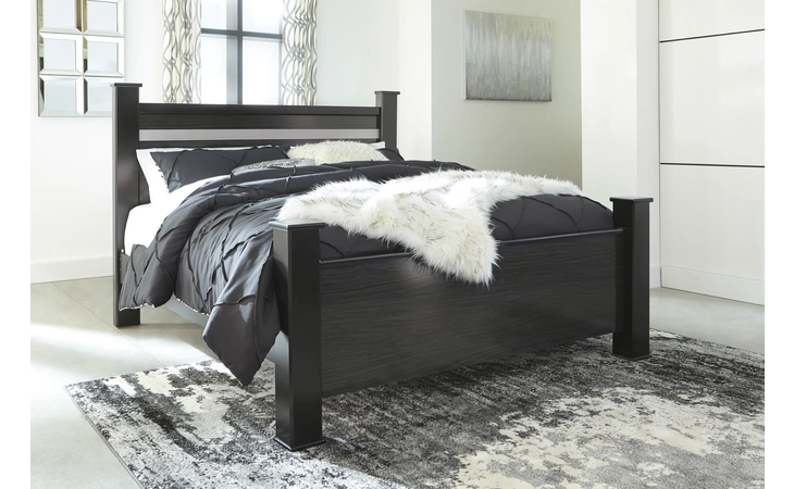 Starberry KING POSTER RAILS ASHLEY Black B304-99