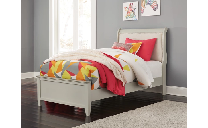 Jorstad TWIN UPH SLEIGH HDBD/FTBD ASHLEY Gray B378-53
