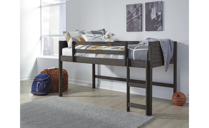 Caitbrook TWIN LOFT BED FRAME ASHLEY Gray B388-62