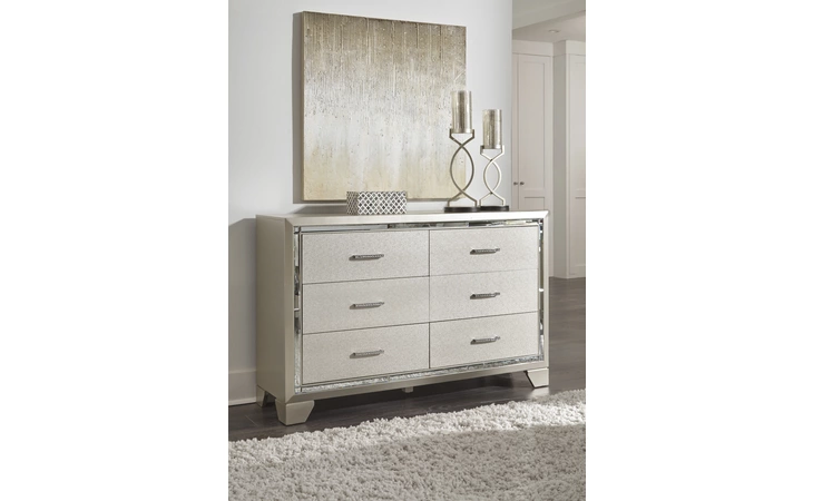 Lonnix DRESSER ASHLEY Silver Finish B410-21