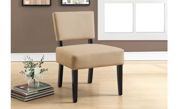 I8277  ACCENT CHAIR - BEIGE FABRIC