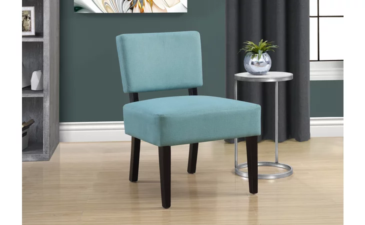 I8279  ACCENT CHAIR - TEAL FABRIC