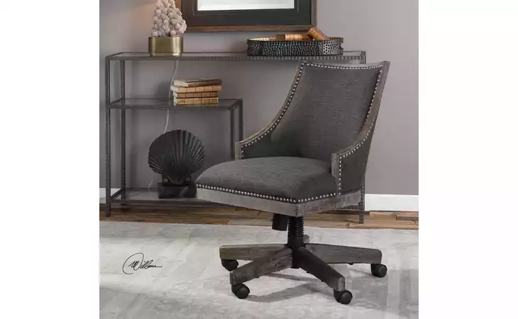 23431 AIDRIAN DESK CHAIR UTTERMOST  23431